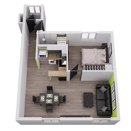Esprit Libre, Beau 2 Pieces Climatise Apartment Bordeaux Luaran gambar